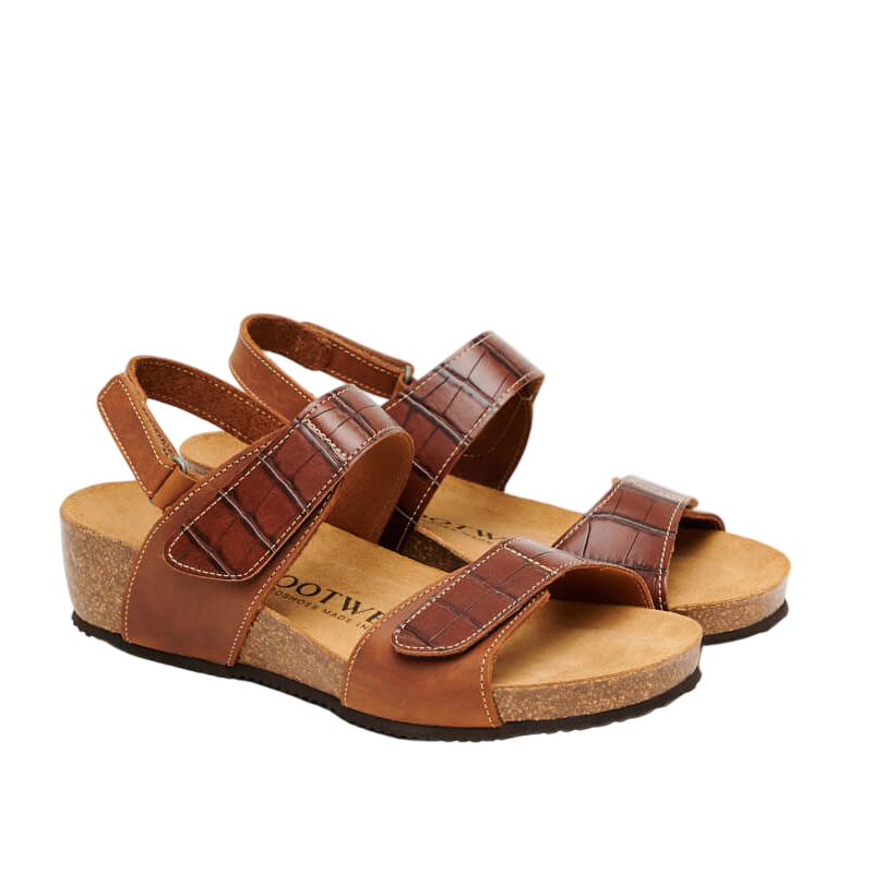 Сандалии Footwell женские 101589-120 коричневые.