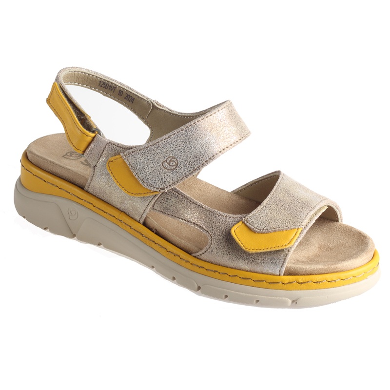 Сандалии Suave Mostar женские 12501VT-7036,1P06,1P06 бежевый/желтый.