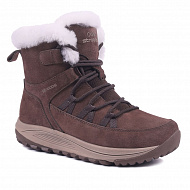 Кроссовки Strobbs с мехом женские F8532-17 коричневые.