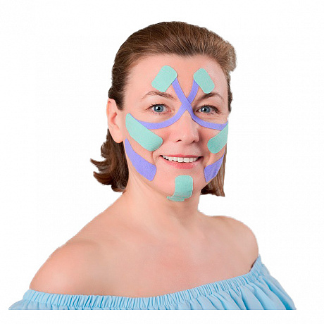 Кинезио тейп Bio Balance Tape Super Soft для лица 2,5см х 5м сакура. Изображение 2 из 3