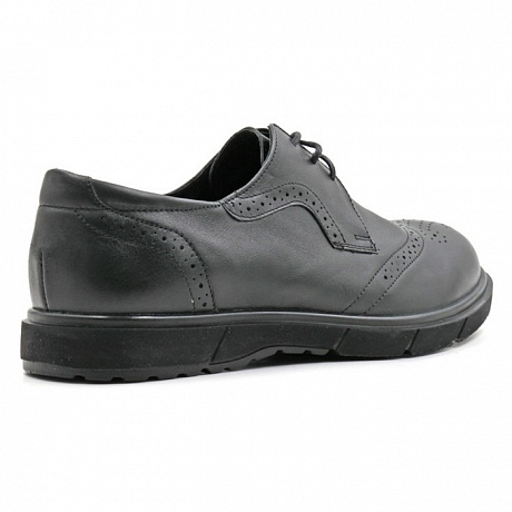 Полуботинки ортопедические Ортомода мужские 9229КП/ш черные. Изображение 3 из 4